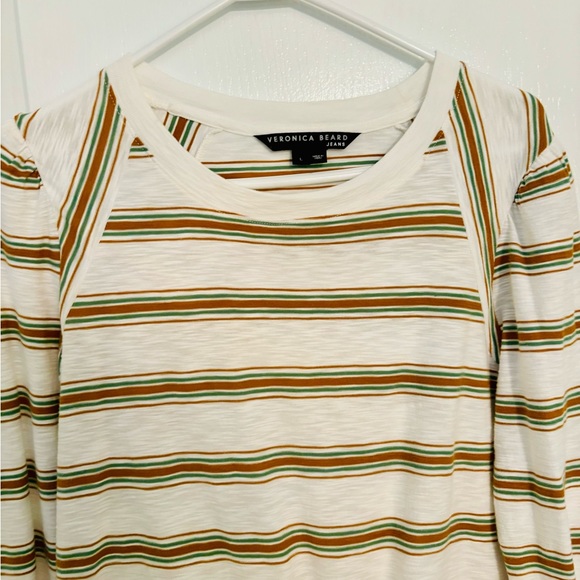 Veronica Beard Jean Mason Baseball Tee - Picture 9 of 13